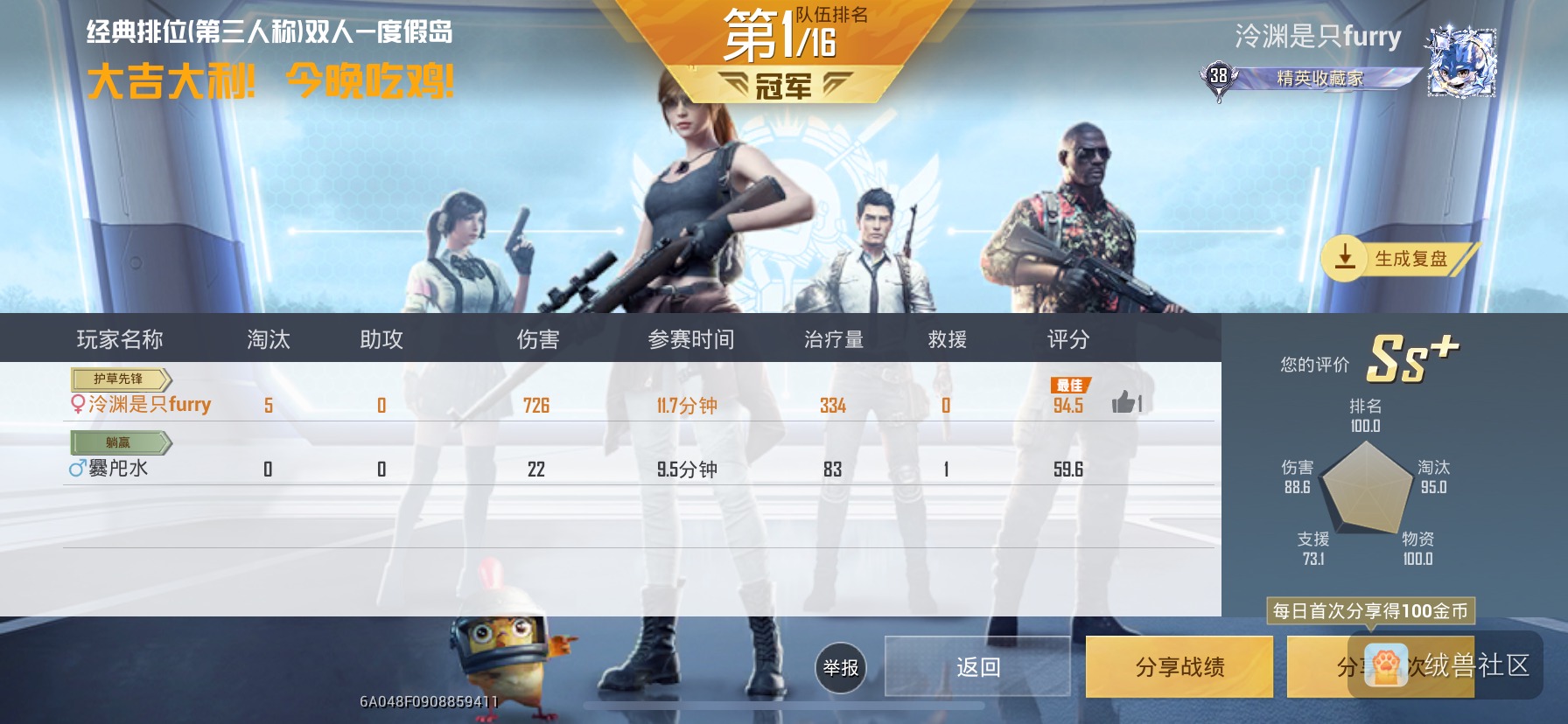 泠渊是只furry在绒兽社区发布的公开动态图片